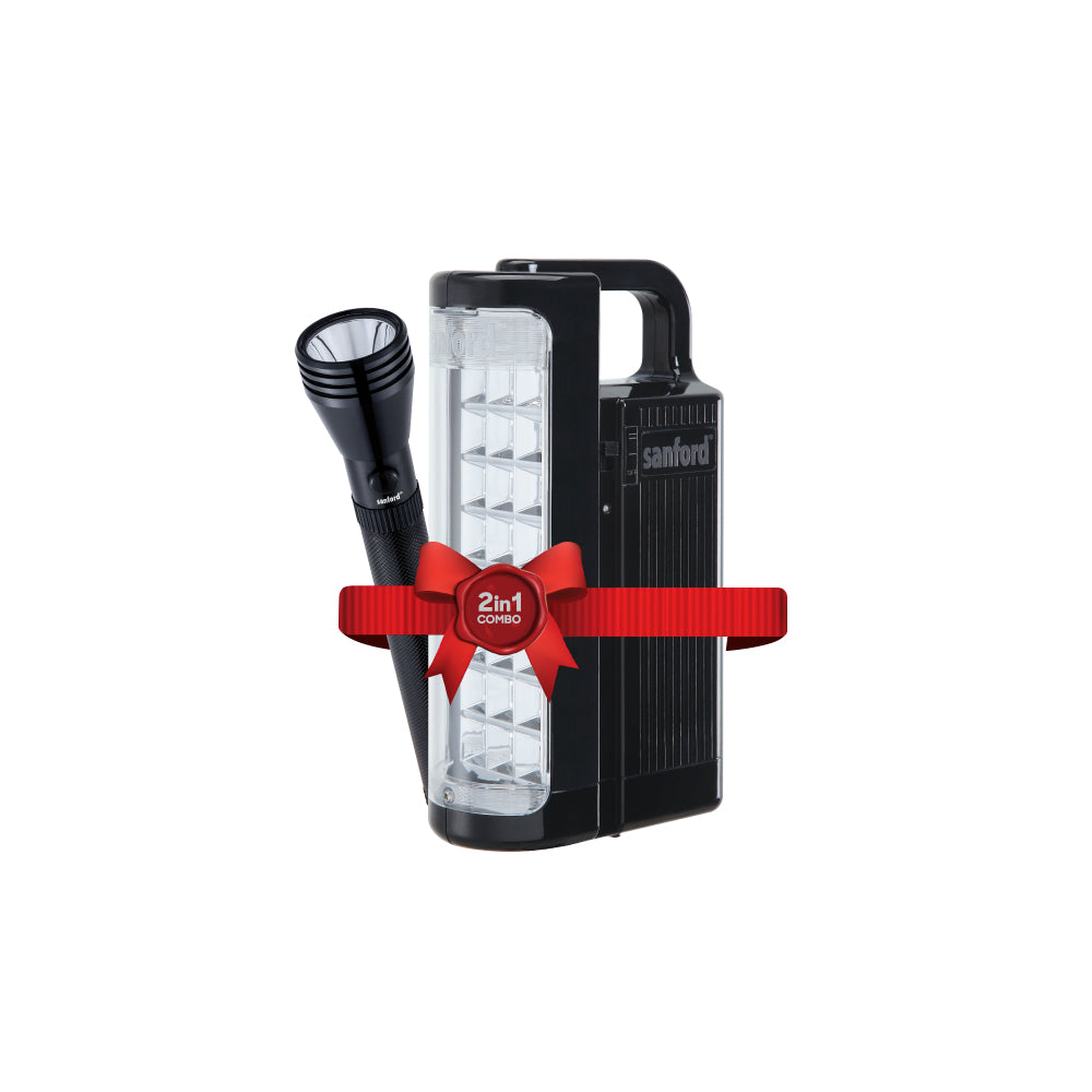 Sanford Rechargeable LED Flashlight & Emergency Lantern Combo | SF5840SEC - buysanford